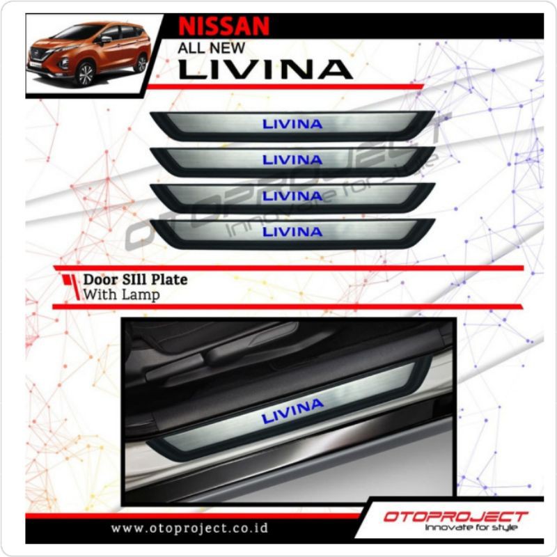 Sill Plate Samping Livina All New 2019-ON With Lampu Merk Otoproject