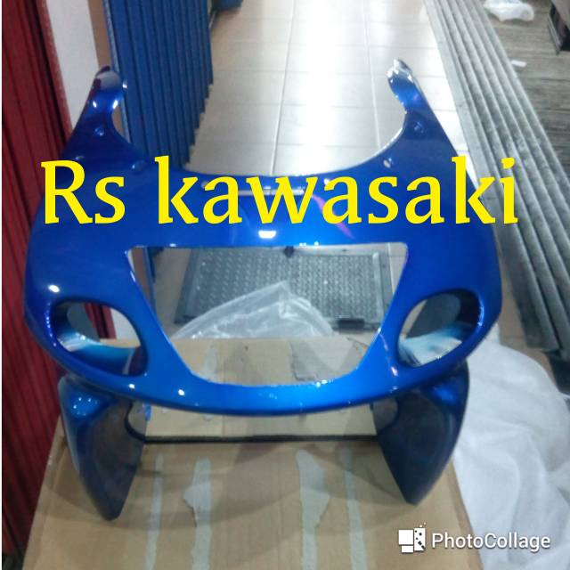 Batok lampu depan ninja rr old biru