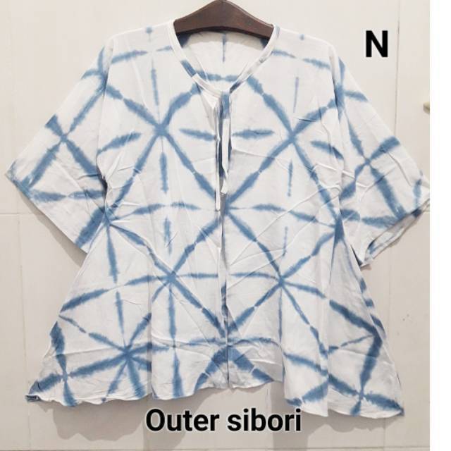 SALE..Murah Meriah Outer lengan sibori batik jumput batik sibori real pic