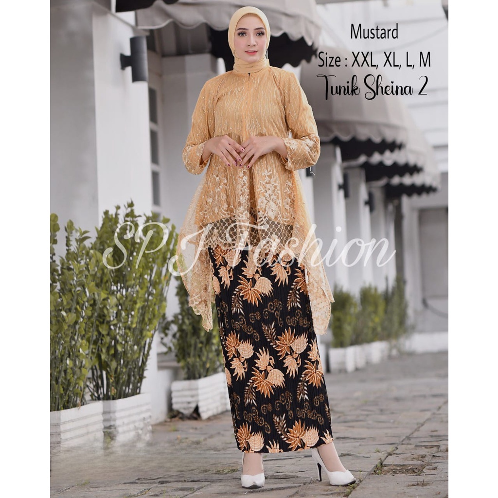 TOP BRAND TUNIK/TUNIK TULLE PREMIUM/TUNIK MODERN/TUNIK PESTA/TUNIK WISUDA/TUNIK LAMARAN/BEST SELLER TUNIK BY SPJ_FASHION/BISA COD