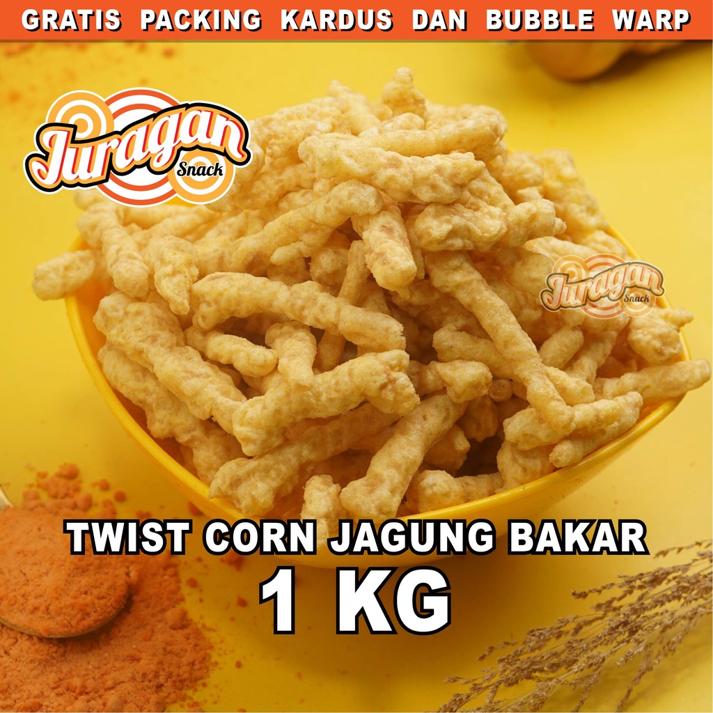 

CHEETOS TWIST CORN JAGUNG BAKAR 1 KG snack kiloan makanan ringan jajanan cemilan camilan pedas asin gurih murah