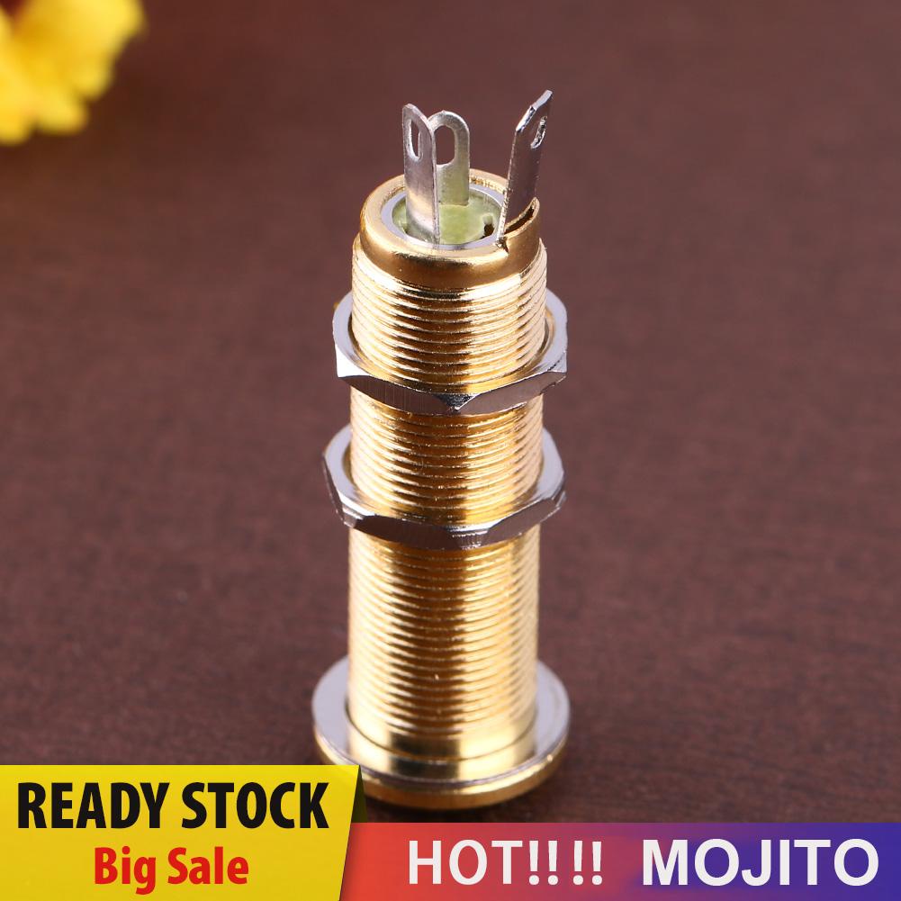 Plug Soket Output Jack End Pin Bahan Kuningan Untuk Bagian Gitar Bass Elektrik