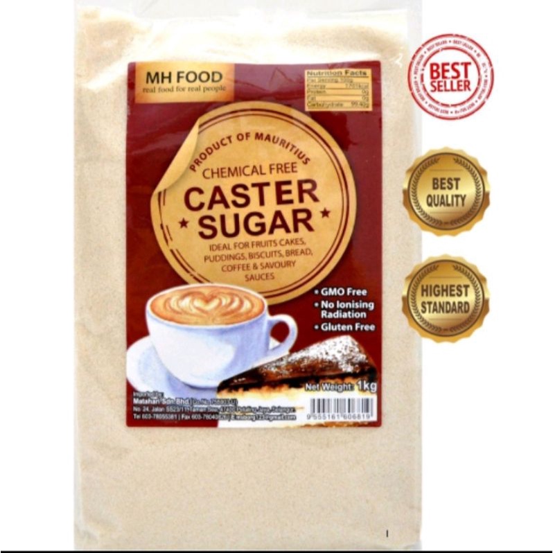 

MH Food Chemical Free Caster Sugar 1kg