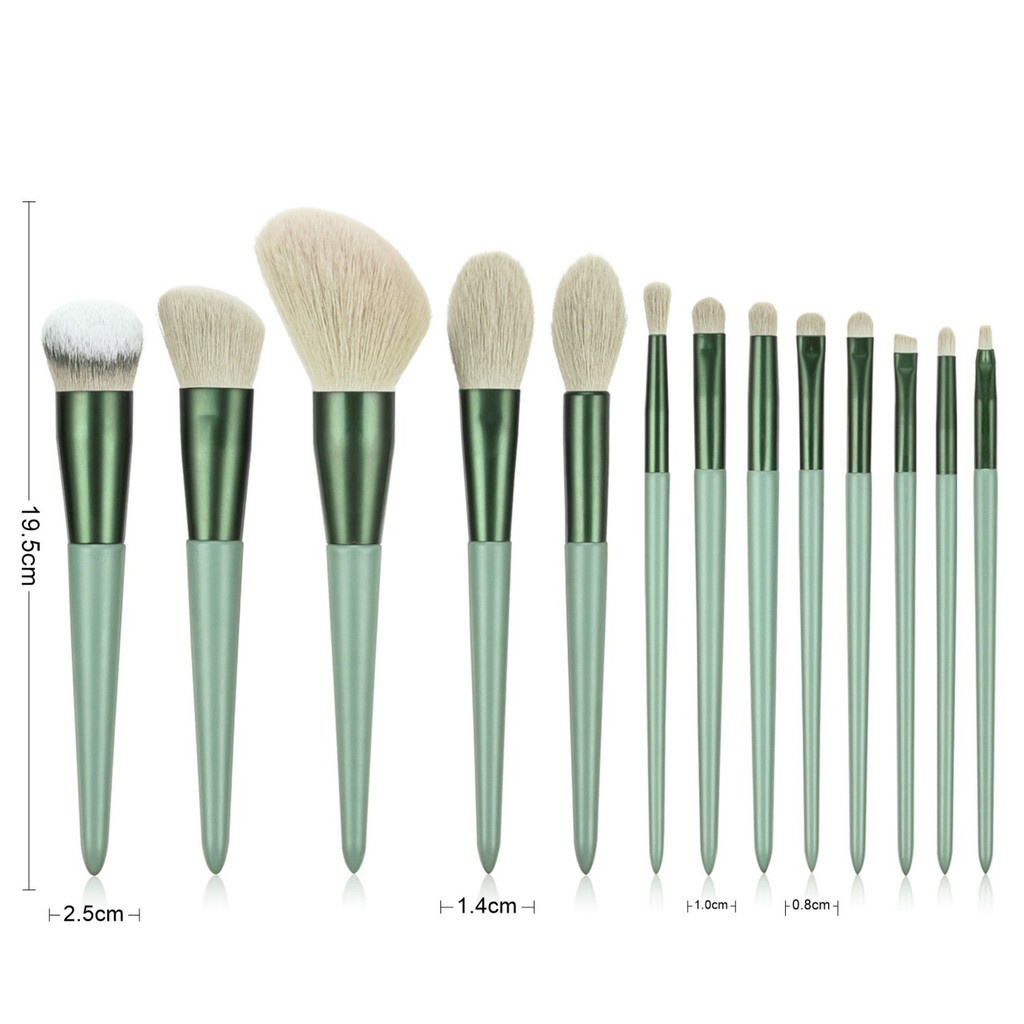 Brush Make Up Set 13 Pcs + Tas | Alat Makeup Kuas Set Lengkap