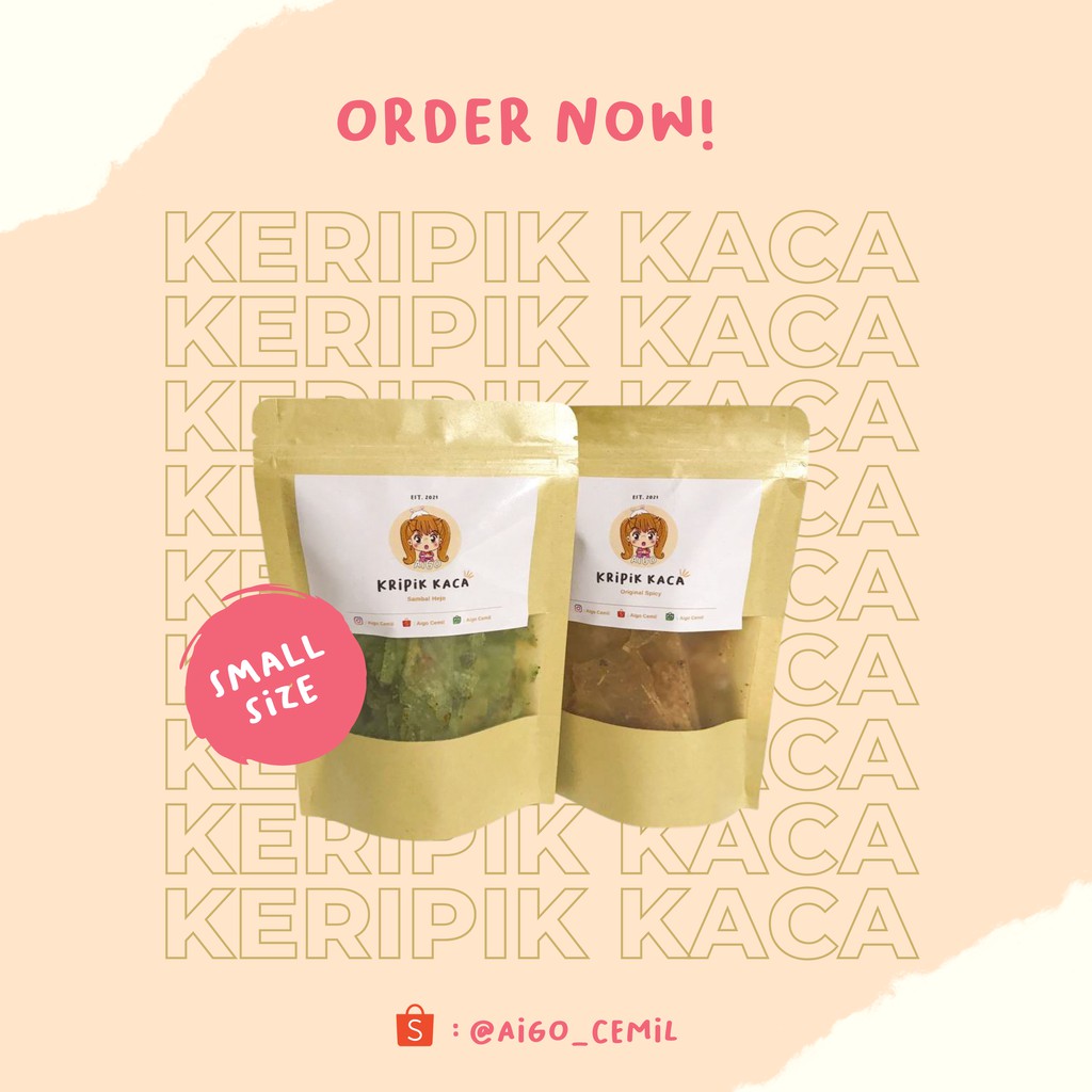 

Keripik Kaca (Original Spicy) Small