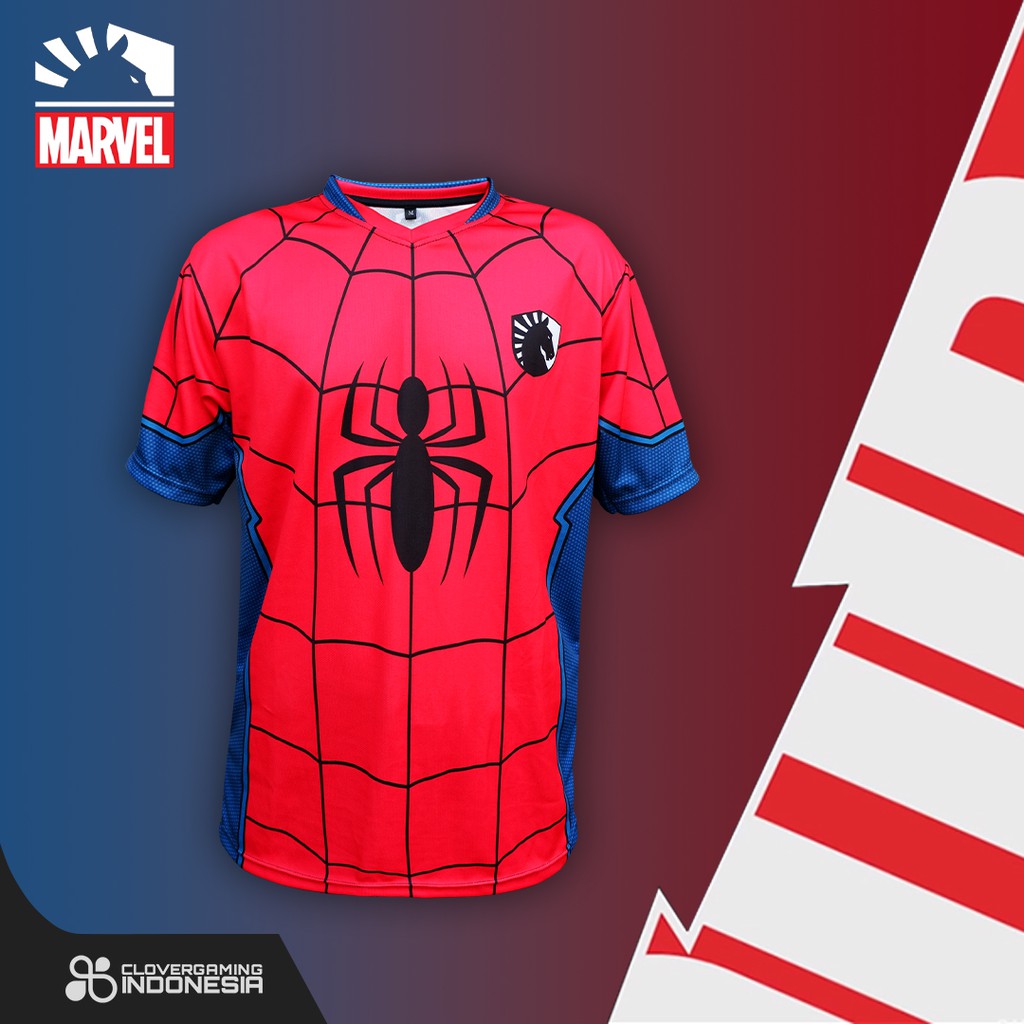 Jersey Team Liquid x Marvel Spiderman - Avengers Endgame