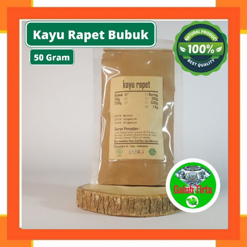 

KAYU RAPET BUBUK 50 GRAM - Parameria Laevigata - MURNI - JSR - Rempah herbal alami