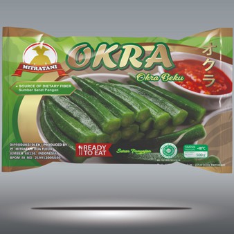 

Okra Beku | Okra Hijau Frozen Mitra Tani 500grm/Pack