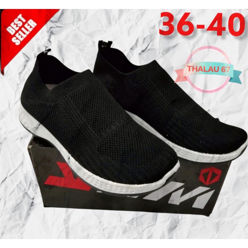 SEPATU RAJUT KDM IMFORT, SEPATU SLIP ON, SEPATU RUNNING WANITA 36-40.