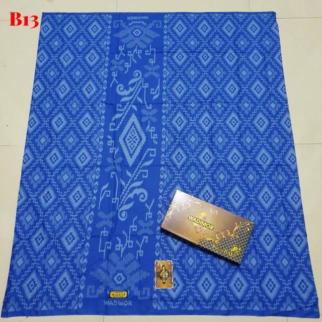 Sarung Wadimor Murah biru/songket/grosir/