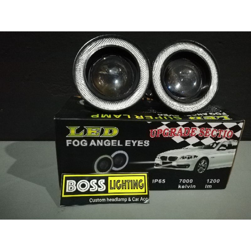 Lampu Led foglamp Projector universal - Biru