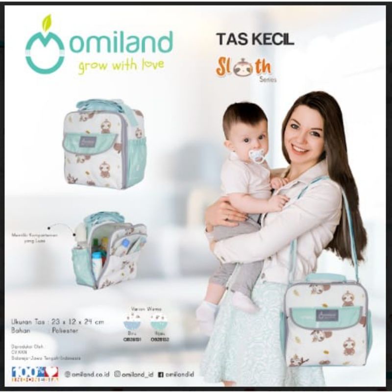 Omiland Tas Bayi Kecil Saku Print Sloth Series -28151-2