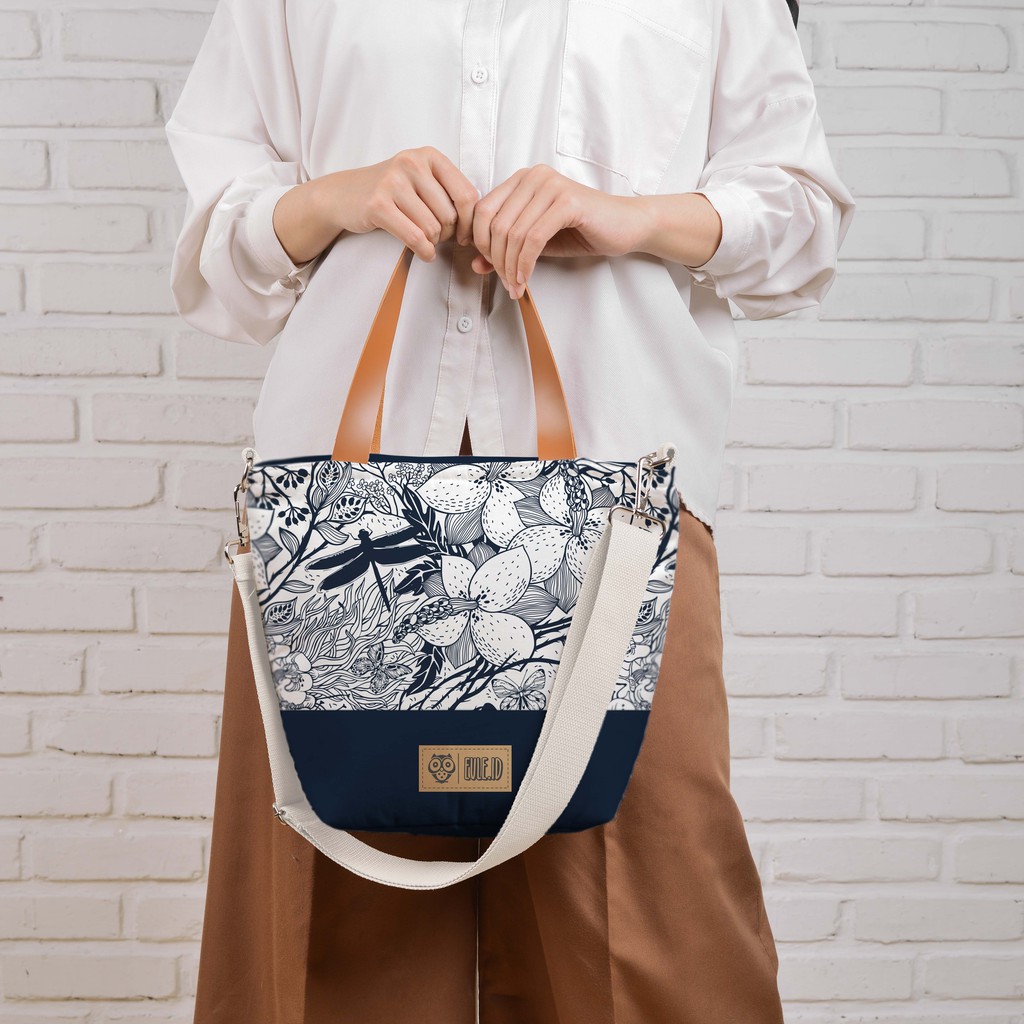 Sling Bag Kanvas Libelle Navy