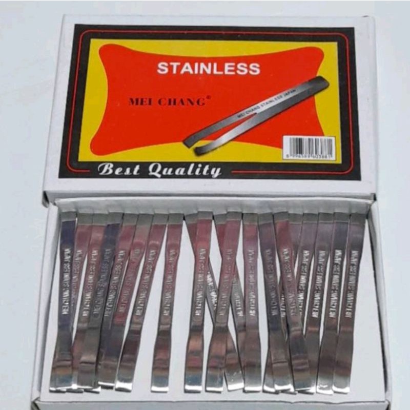 Pinset Isi 20 Pcs Pinset Stainles