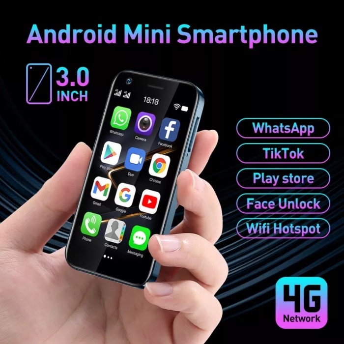 Soyes XS12 pro Mini 3.0 Inci 4gb Hitam