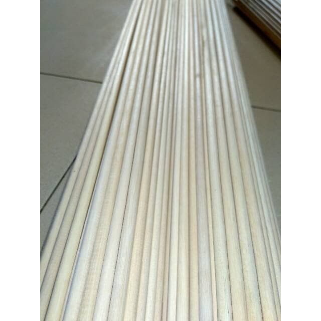 Shaft Bahan Batang Dowel Kayu Ramin Pinus Wood