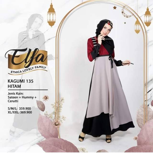 SARIMBIT ETHICA ELFA 114 ABU (KAGUMI 135, KAHFI 59, KAGUMI KIDS 42)
