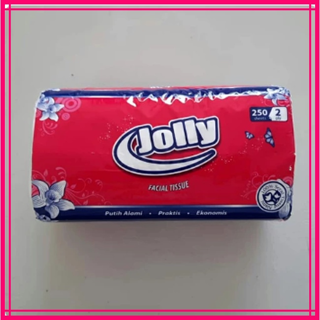 Tissue Tisu Jolly Facial Wajah 250 sheet 2ply