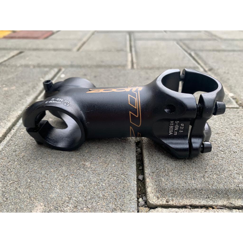 TERMURAH!!! Stem Sepeda MTB / Balap / Fork 28.6mm Stang 31.8mm ZOOM Hitam / Realpict