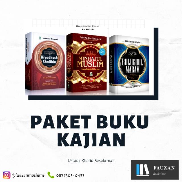 Paket Buku Kajian Ustadz Khalid Basalamah