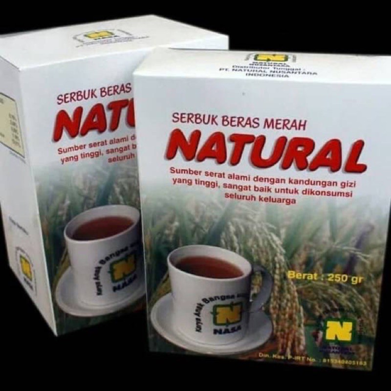 

Serbuk beras merah natural