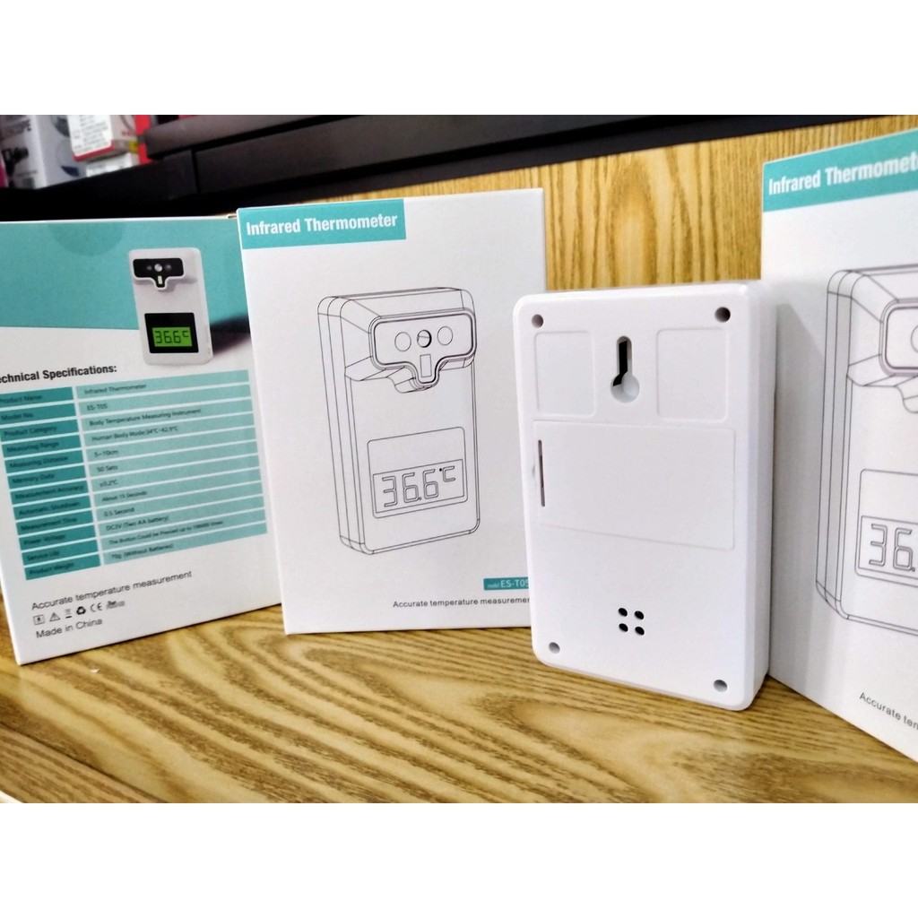 [GRAY.STORE178 ] Termometer Dinding / Standing Infrared Thermometer Non Contact ES-T05 - ITW