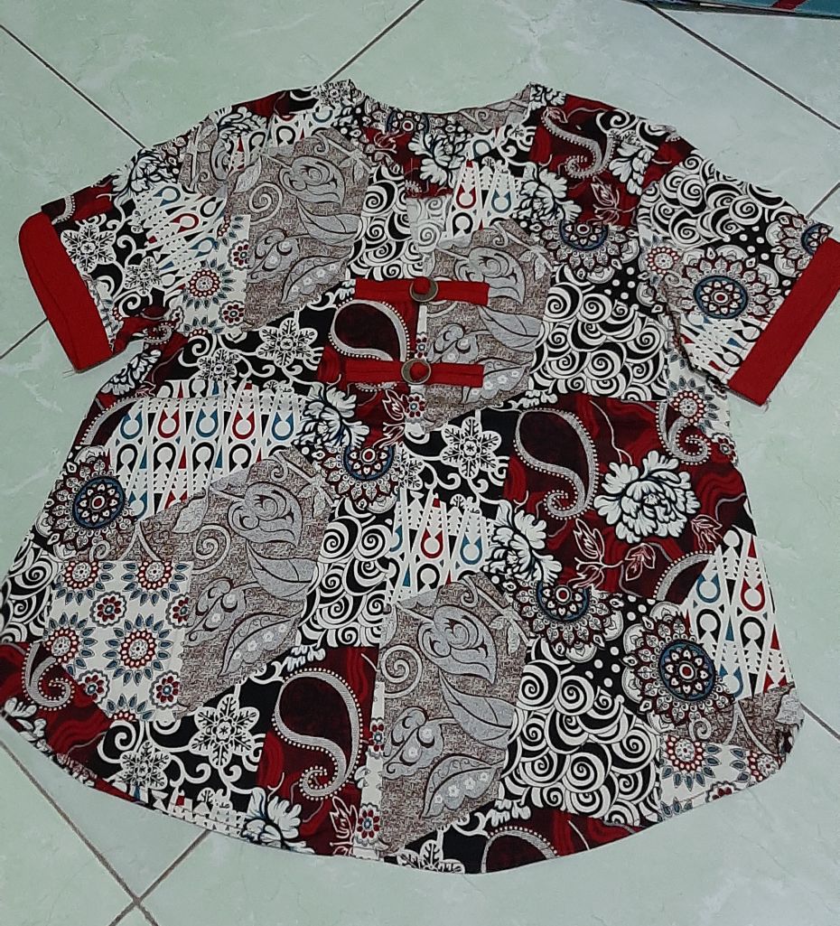 Eric Top Standar, Jumbo Dan Super Jumbo - Atasan Batik Wanita