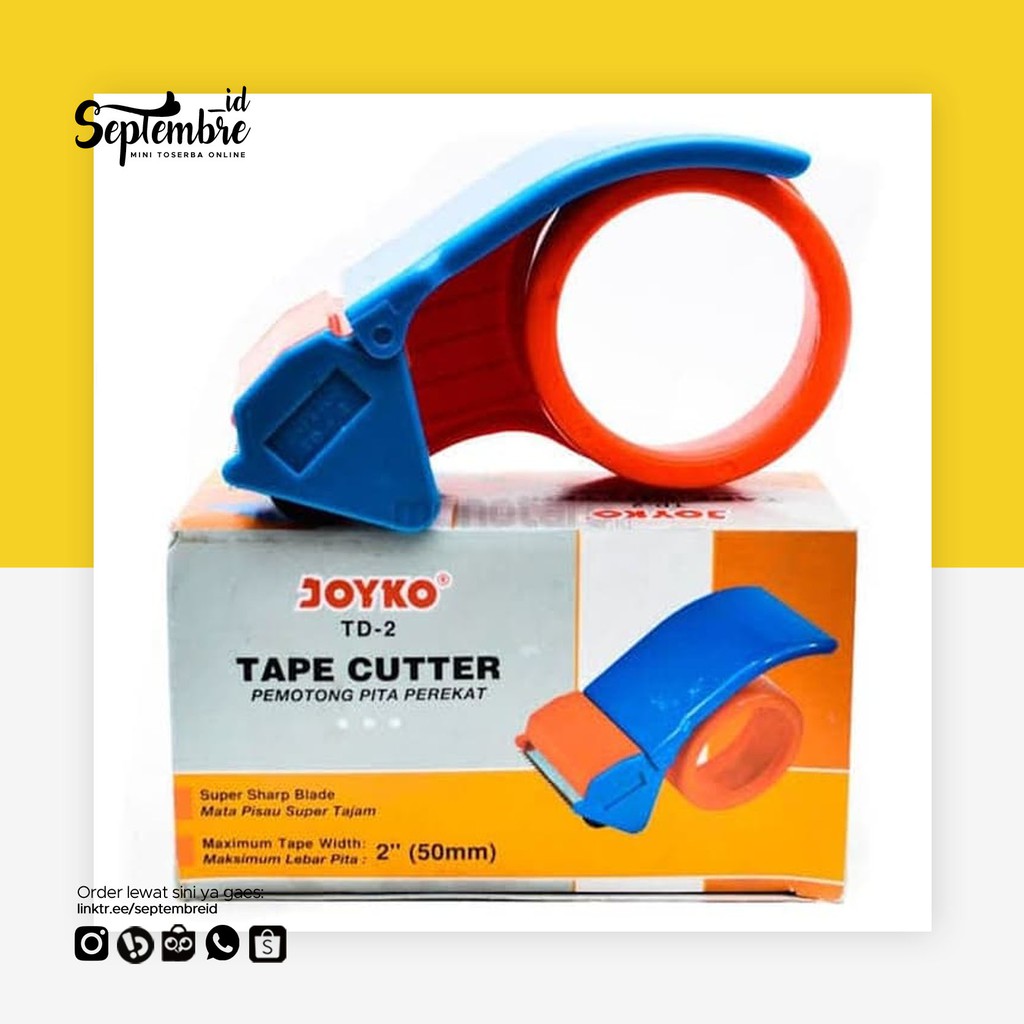 

Dispenser Lakban Joyko - Tape Cutter Joyko
