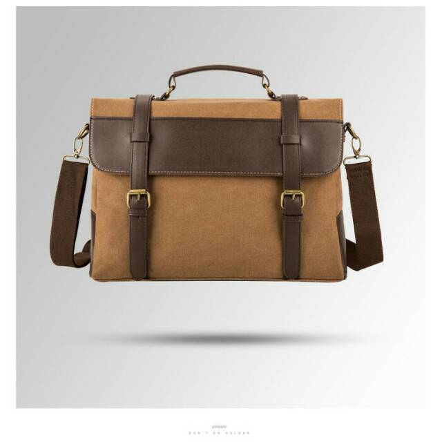 TAS SELEMPANG KANVAS IMPORT PRIA-SLINGBAG-MESSENGER BAG-TAS KERJA-TAS KULIAH -TAS SEKOLAH BRANDED