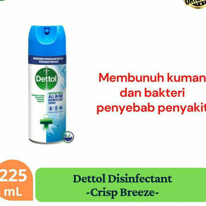 dettol detol desinfektan desifektan desifectan spray 225 ml 450 ml