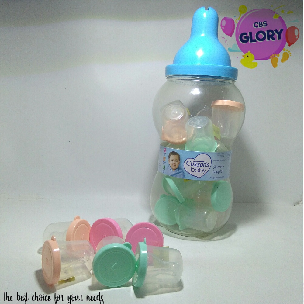 Cussons Baby Niple Karet Dot Botol Ukuran S,M,L Isi 1 Pcs