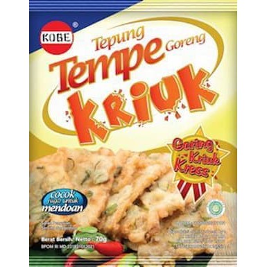 

Tepung Kobe Tempe Goreng Kriuk 200gr