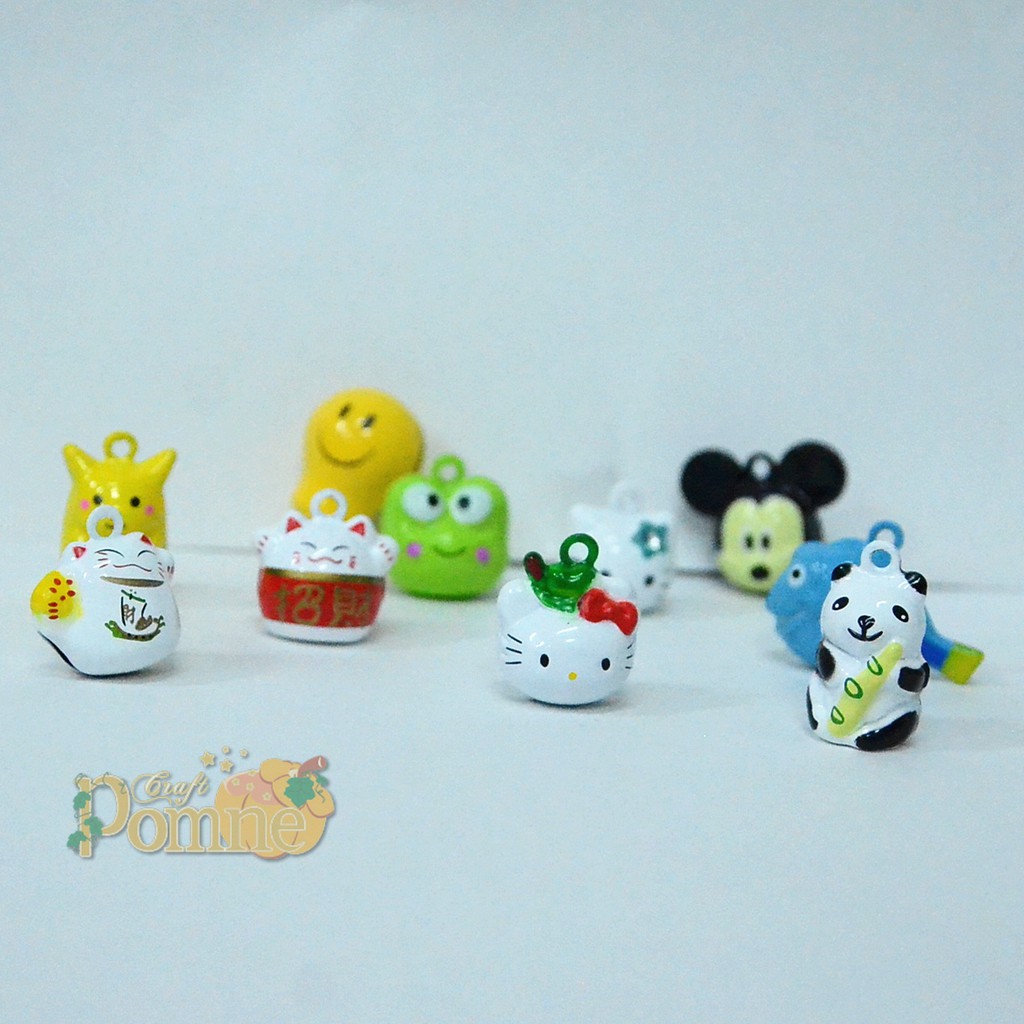 Key Chain Character cute / Gantungan Kunci mini dengan gambar Lucu