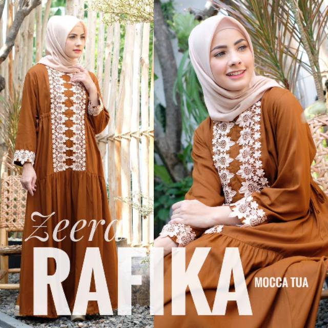 Daster arab ZEERA RAFIKA Clasic Dress Rayon Busui Original