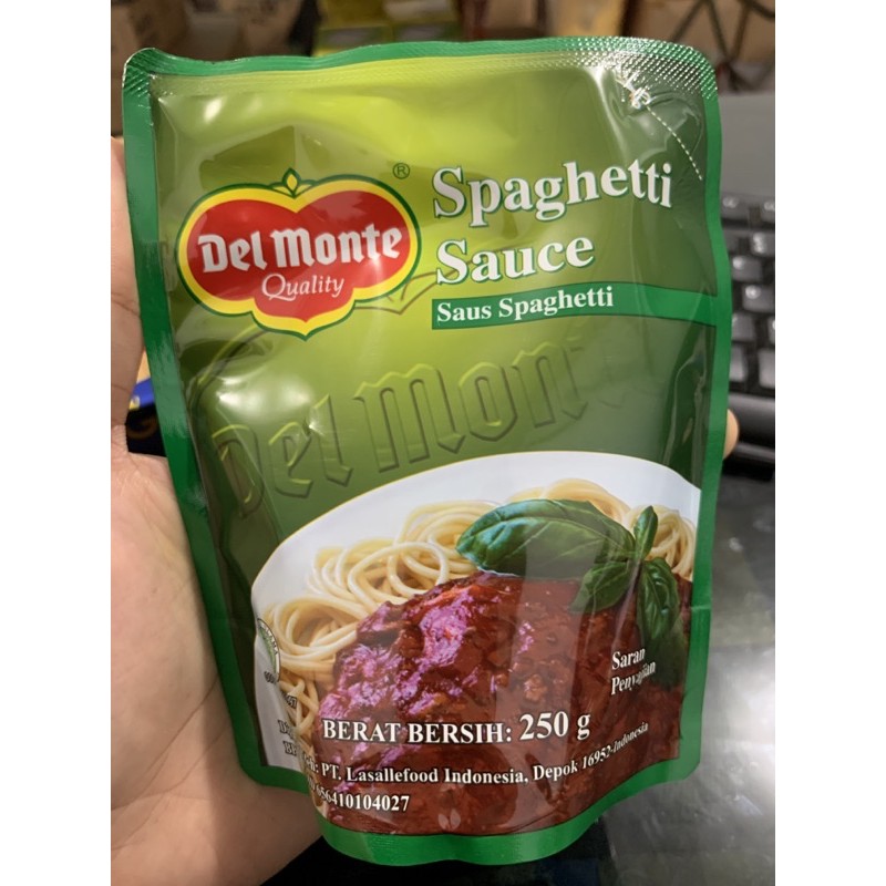 

delmonte spaghetti bbq sauce 250gr saus spageti barbeque del monte