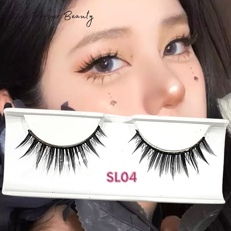 SL04 - FAIRY LASHES - DOUYIN MAKEUP - Natural Japan Eyelash Fairy Extension Lashes Makeup Tools  THAILAND KOREAN MAKEUP LOOK - Professional Spike Lashes