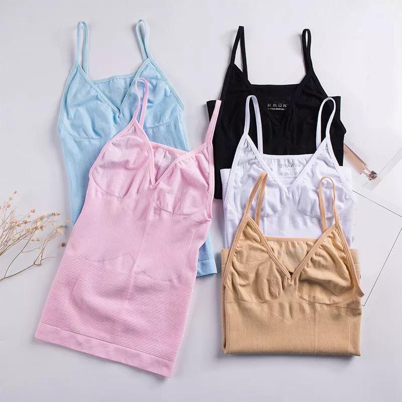 RV® Tank Top Korset Camisol  Wanita Lembut Pakaian Dalam Wanita Slim Cloth 1022-7