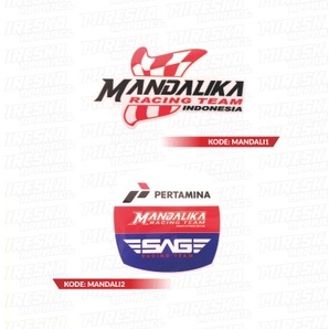 Sticker Vynil Sticker Aesthetic | Sticker Viral | Circuit Pertamina Mandalika Racing Team | Sticker 