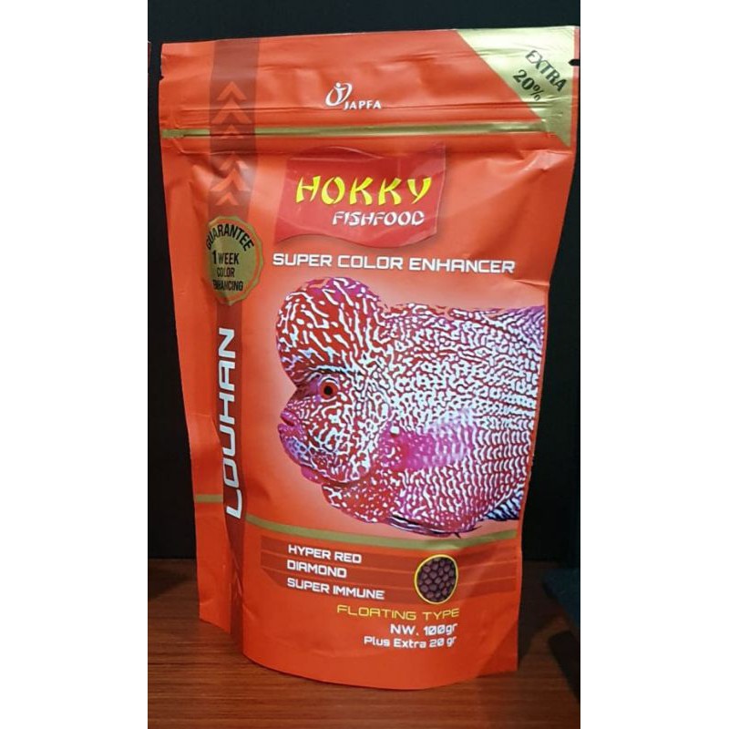 Jual Pakan Ikan Lohan Hokky Louhan Flowerhorn Gr Pouch Pelet