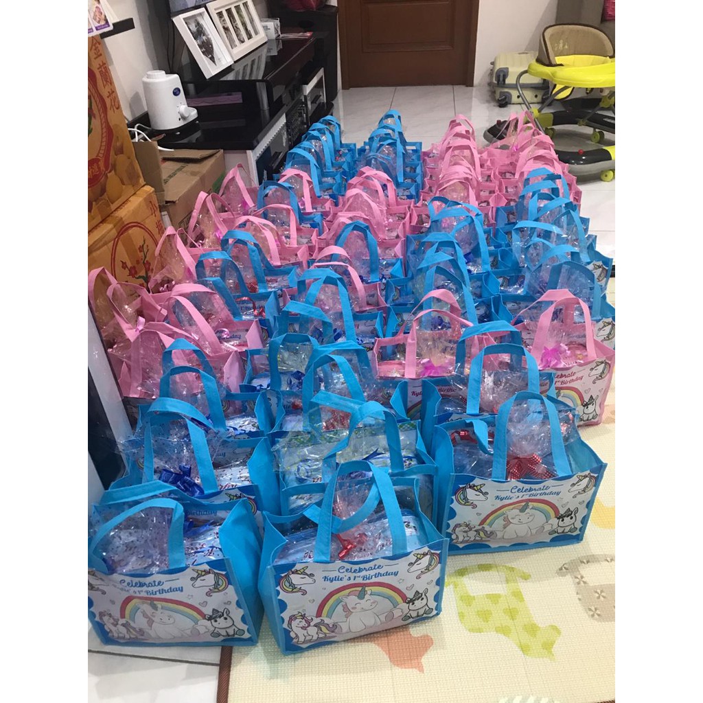 TERLARIS Tas Ultah Mika Pakai Nama Foto Custom Promo Sale Terbaru / Tas Ulang Tahun Transparan