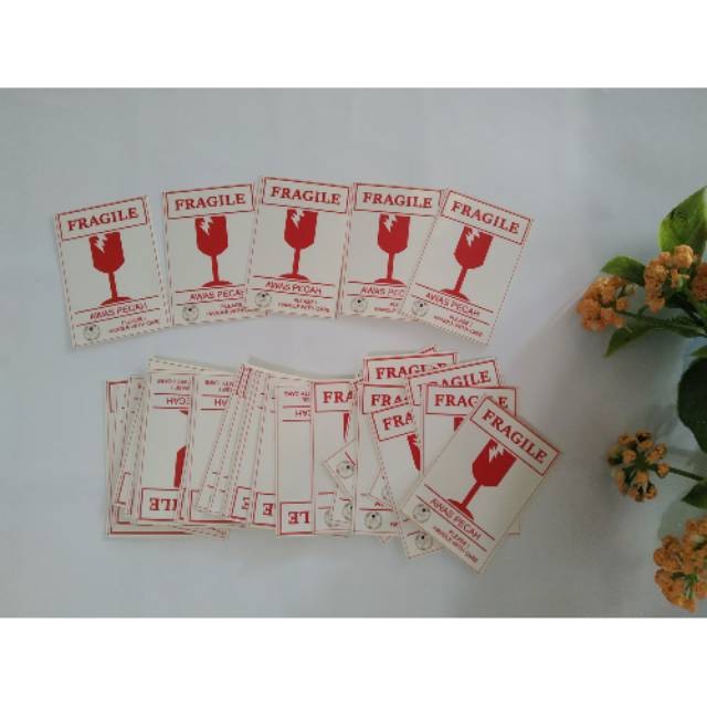 

Stiker Fragile / Stiker Pecah Belah - STICKER FRAGILE LUCU MURAH JANGAN DIBANTING