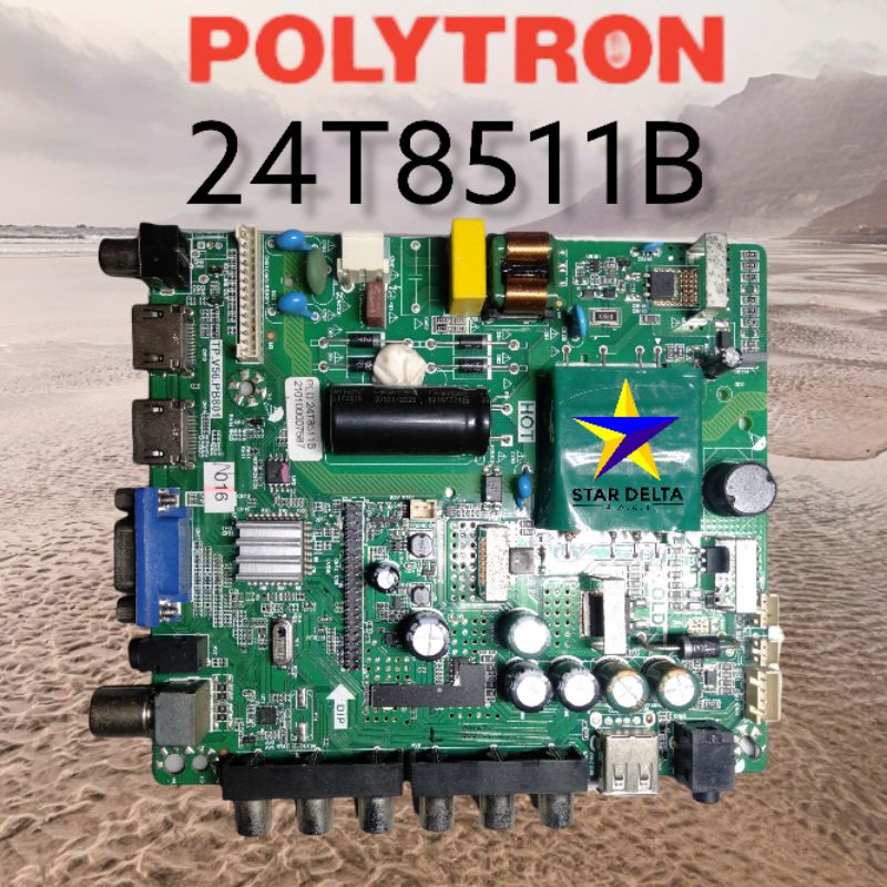 MAINBOARD TV POLYTRON PLD24T8511 / MB TV POLYTRON PLD24T8511 / MESIN TV POLYTRON PLD24T8511 / MODUL 