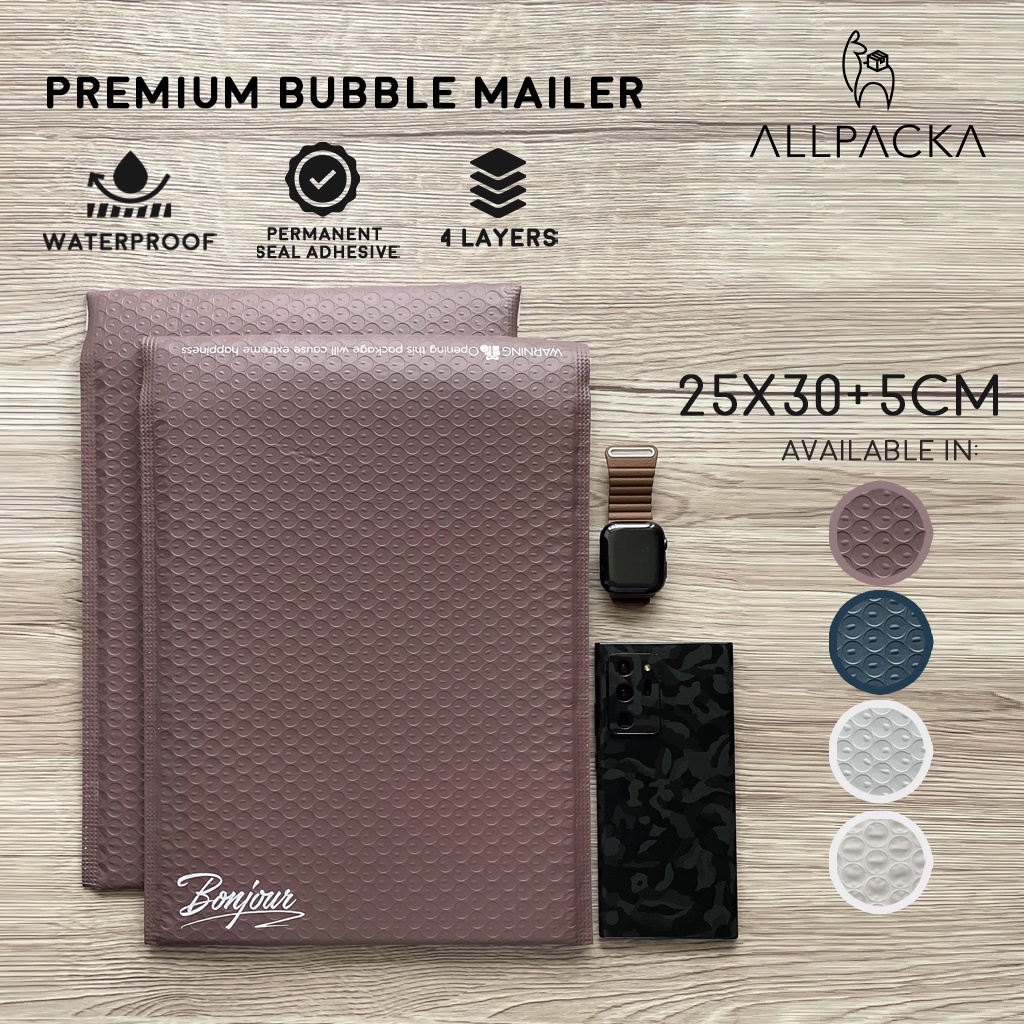 

25X30 Amplop Bubble Mailer Polymailer Premium Retail Grosir Allpacka
