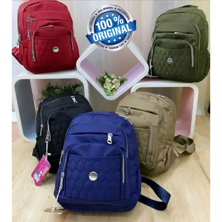 ORIGINAL Tas Ransel Chibao Wanita IMPORT KOREA Super Tebal Anti Air Elegan Design