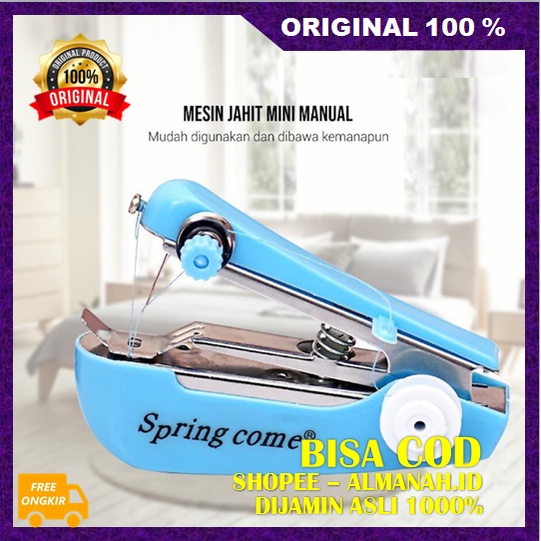 [BISA COD] Mesin Jahit Mini Portable Mesin Jahit Mini Manual ASLI
