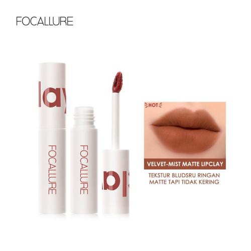 FOCALLURE Lipstik Cream Velvet-Mist Matte Lip Clay- Kosmetik Bibir