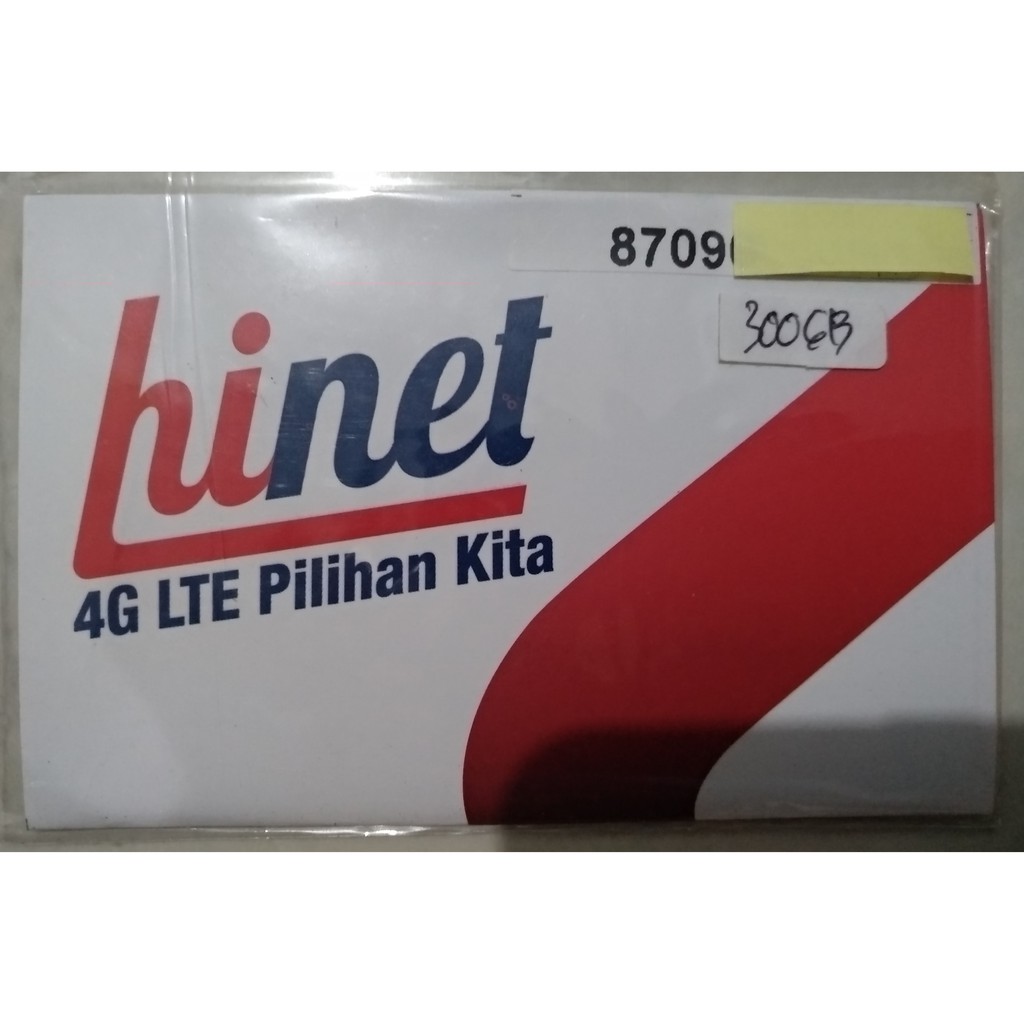 Kartu Perdana Hinet 300 GB