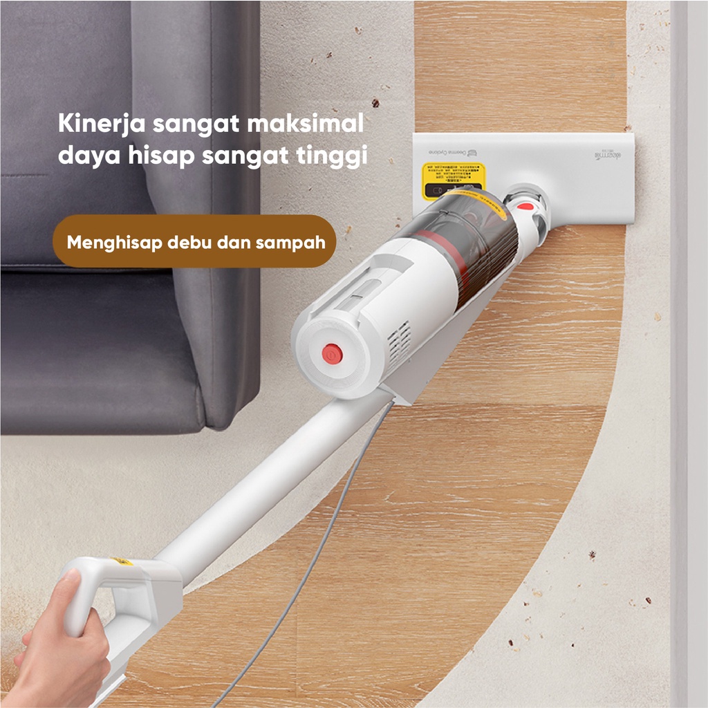 【NEW】Deerma DX888 Portable Handheld Vacuum Cleaner Lightweight Design Can Wall Storage