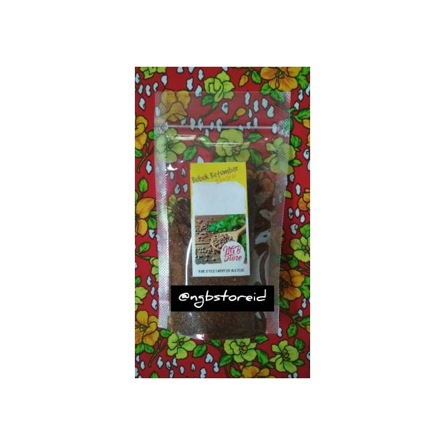 

BUBUK KETUMBAR SANGRAI PREMIUM 100 GRAM.