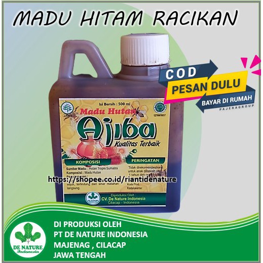 

MADU HITAM RACIKAN ( FERMENTASI ) 250 L ASLI PT De Nature Indonesia